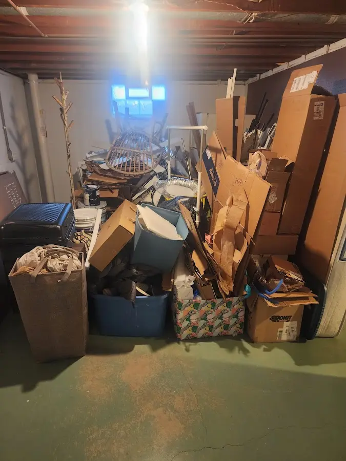 Roll-off dumpster container at job site for Roll Off Dumpster Rental in New Braunfels